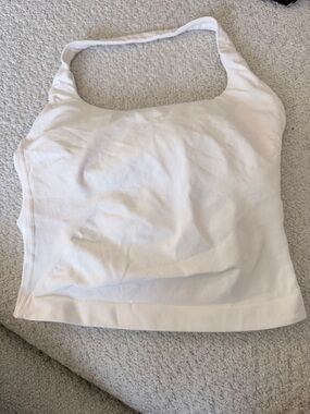 White Women’s Square-Neck Tank Top